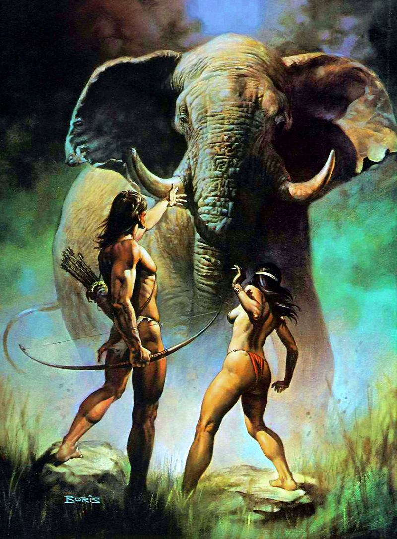 Illustration for article titled Boris Vallejo Is The Most Manly Illustrator In History (NSFW)